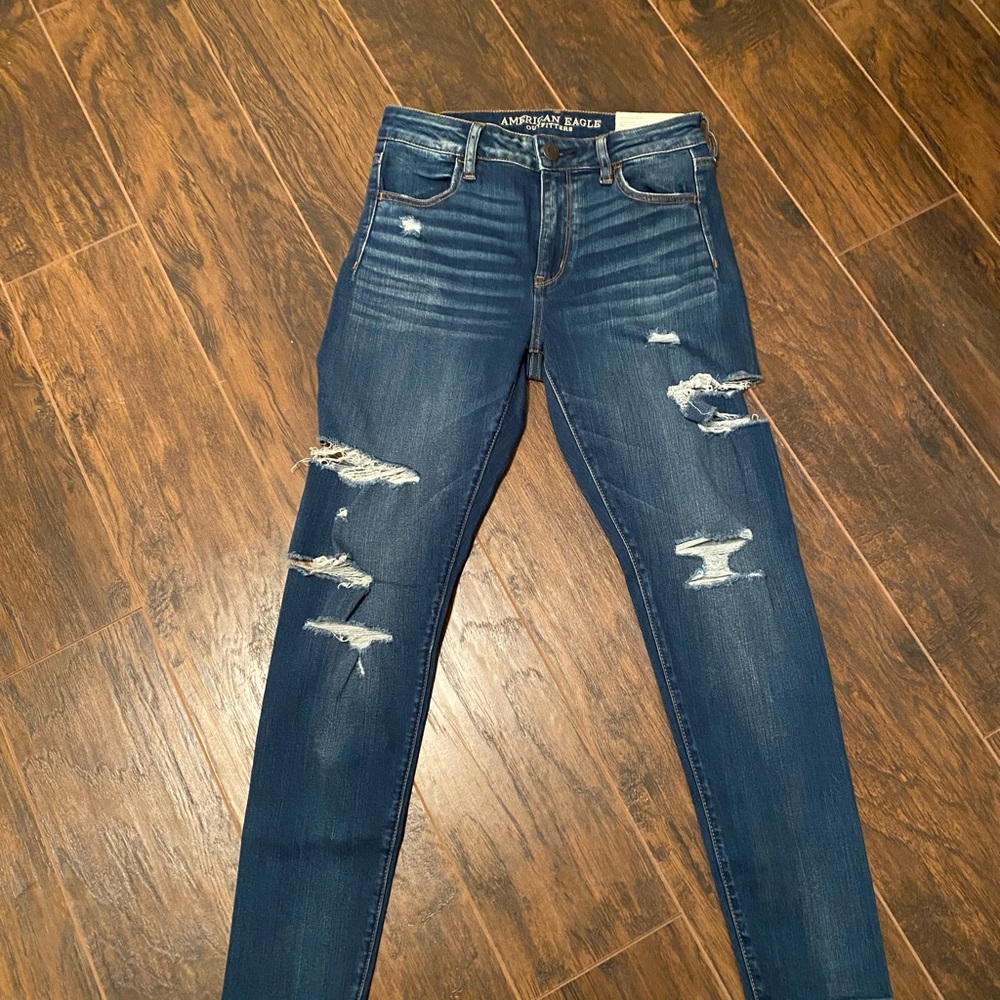 American Eagle 8 short hi-rise jegging